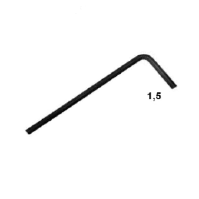 Set 5 Chiavi a Brugola da 1,5 mm per ponte tremolo