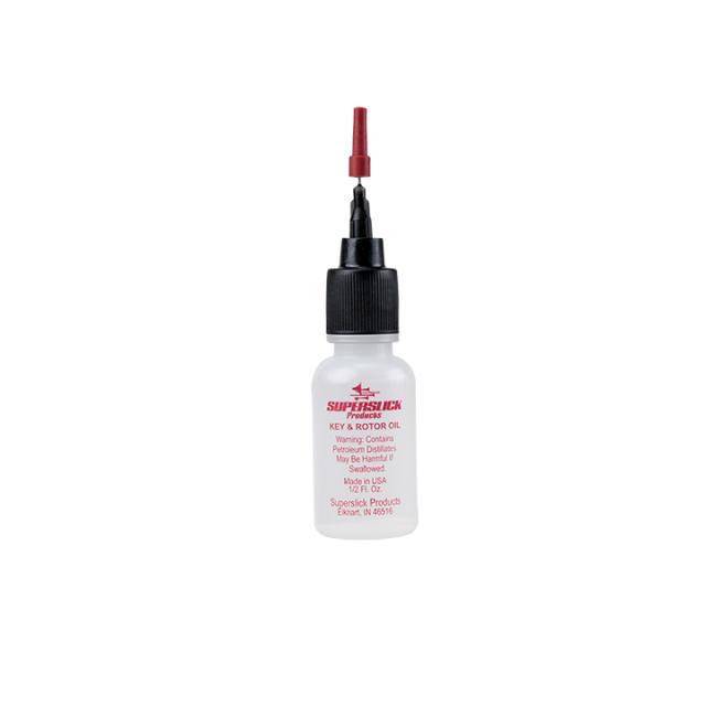 Superslick Key & Rotor Oil, with Needle Tip Oiler, .50 oz (15 mL)