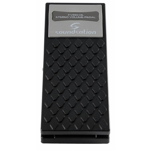 Stereo keyboards volume pedal with minimum volume settings