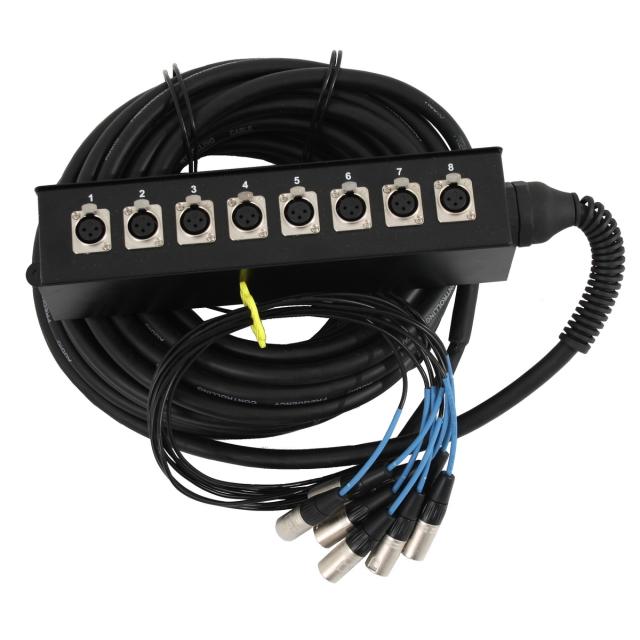8 inputs 15 meters professional stage box