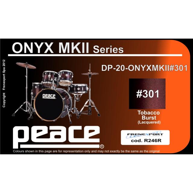 Drum Set 5 pcs in Acero e Mogano con finiture laccate speciali
