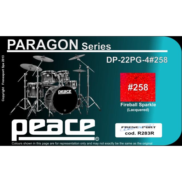 Drum Set 4 pcs in Acero Canadese con finiture laccate speciali