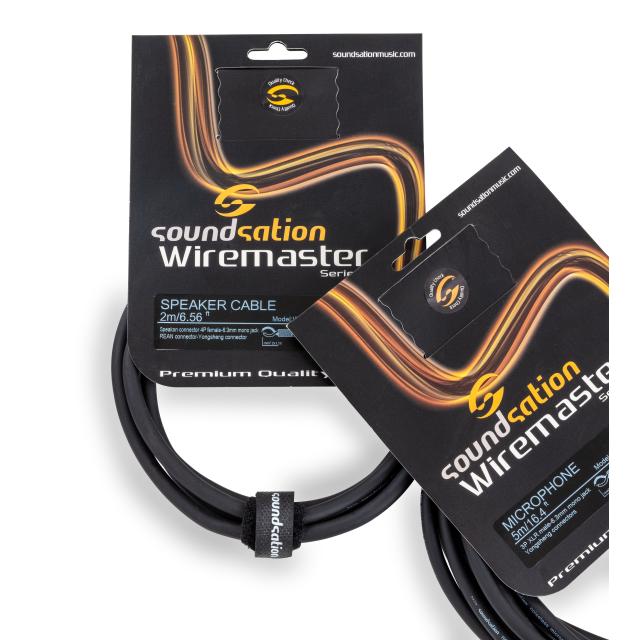 Wiremaster balanced patch cable 6.3mm Jack STEREO-6.3mm Jack STEREO / 1.5mt
