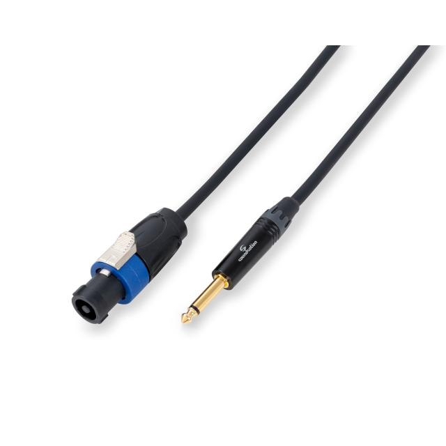 Cavo speaker Wiremaster Speakon-6.3mm Jack MONO / 2x1.5 mm² / 10mt