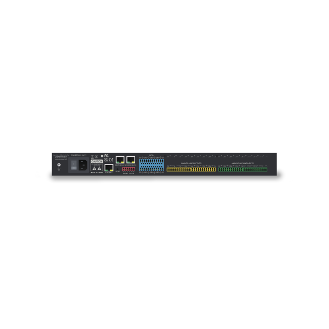 16In-16Out DSP Audio Matrix with built-in 16x16 Dante™ Channels