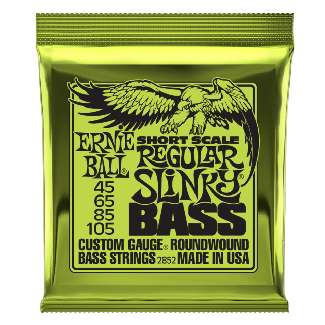SLINKY Nickel Wound Short Scale Bass Strings 45-105 gauge