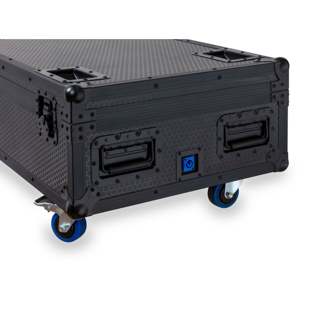 Set 6 barre led a batteria con flight case