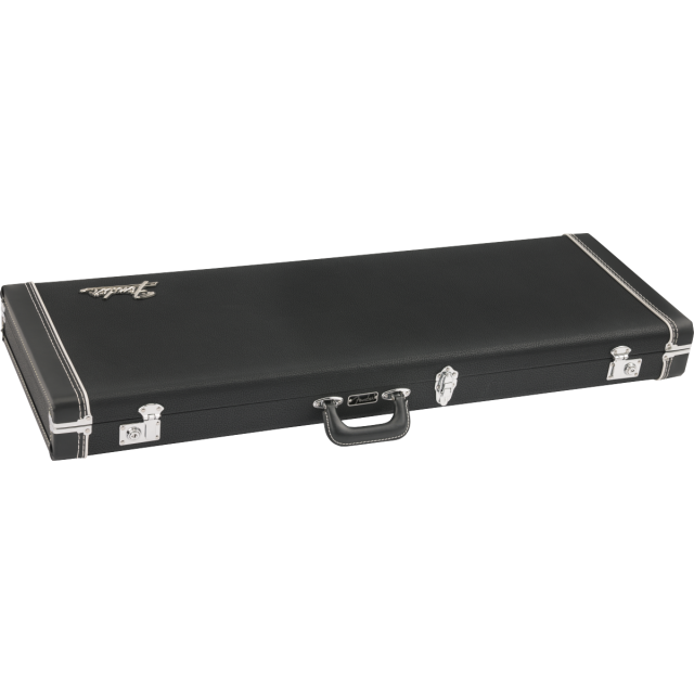 Classic Series Wood Case - Strat®/Tele®, Left-Hand, Black, 0996107306