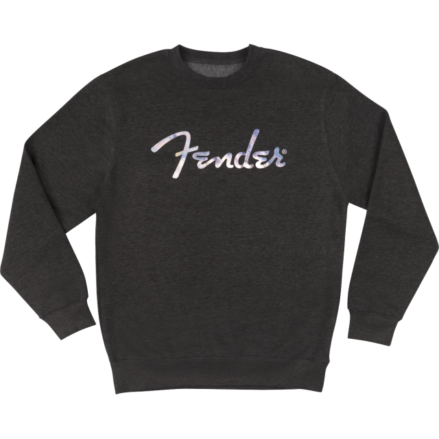 Felpa Fender Galaxy Logo Sweatshirt, Charcoal Heather, XXL 9193213806