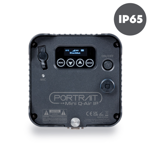 SET OF 4 PORTRAIT QAIR MINI BATTERY-POWERED SPOTLIGHT IP