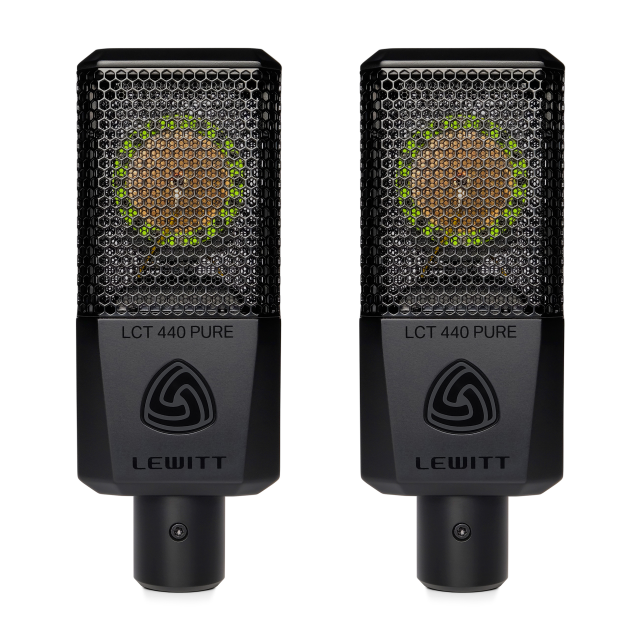 Set di 2 Microfoni "True Condenser" a Diaframma Largo con pattern polare Cardioide