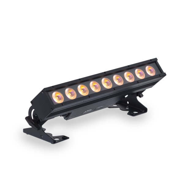 Set 6 barre led a batteria con flight case