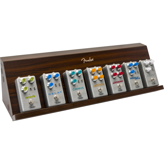 Mensola Fender porta pedali in legno deluxe, 0991829004