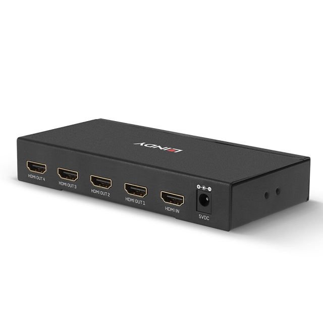 4-Port 4K HDMI Splitter with 3D Support, 2160p30
