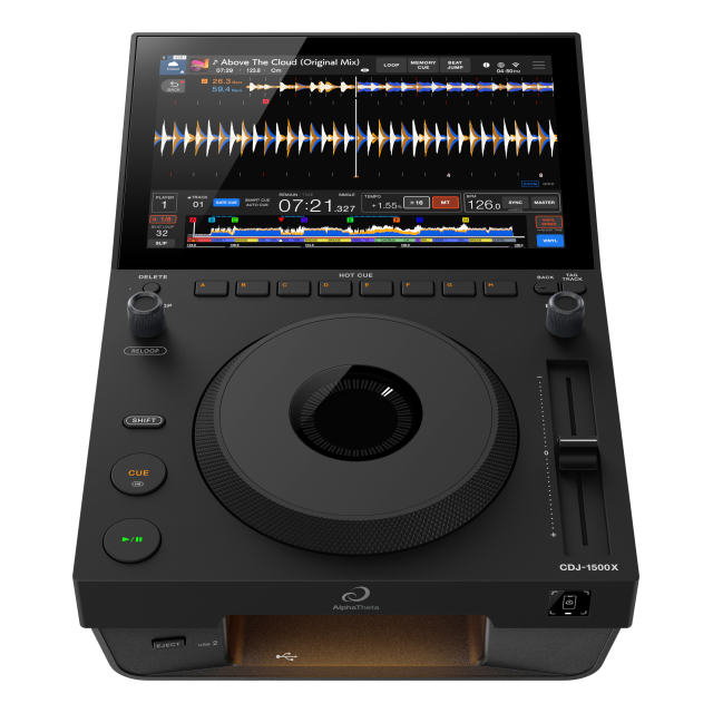 Alphateta Professional Compact DJ Multi Player (black)