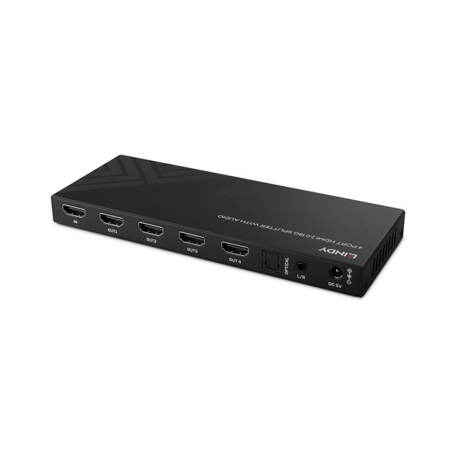 4 Port HDMI 8K60 Splitter with Audio & Downscaling