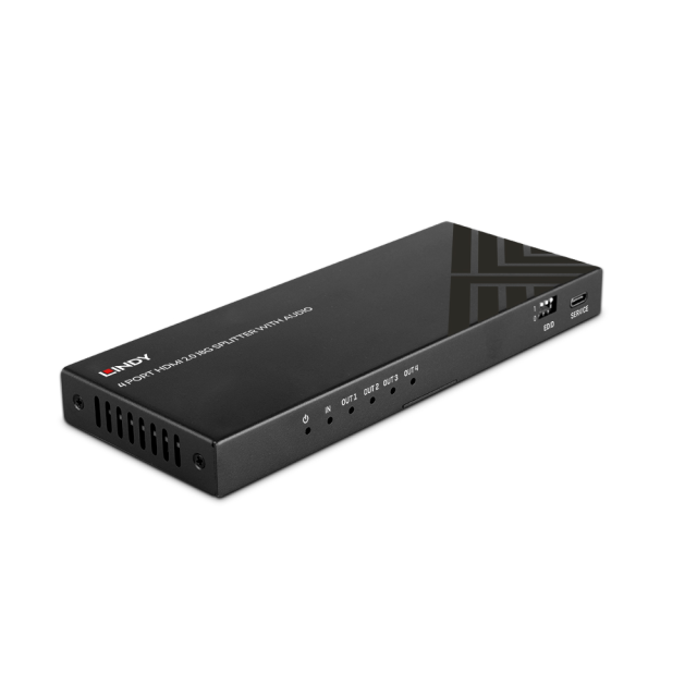 4 Port HDMI 8K60 Splitter with Audio & Downscaling
