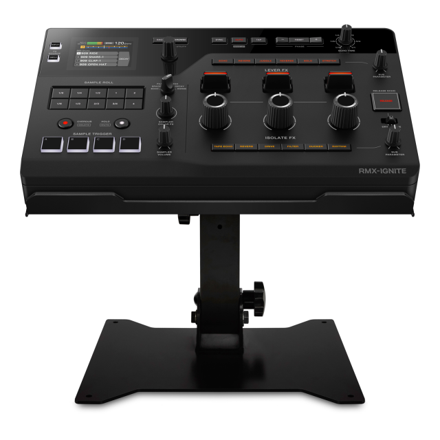 Supporto in Metallo per CDJ/Moduli Effetto (Colore Nero)