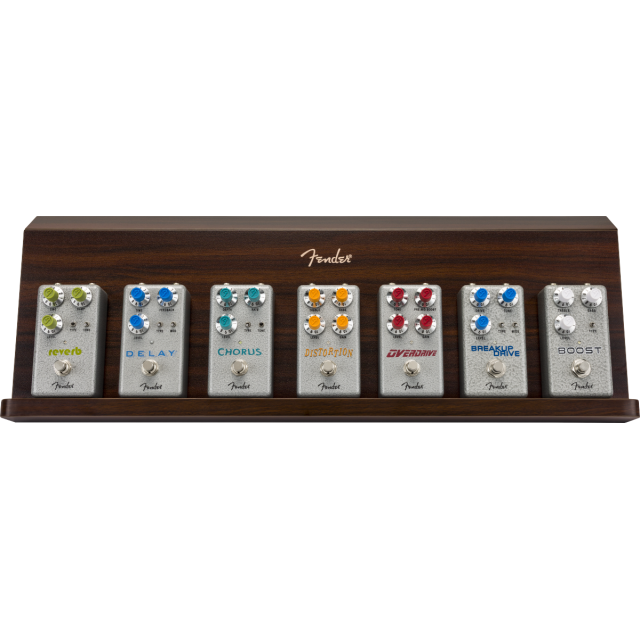 Mensola Fender porta pedali in legno deluxe, 0991829004