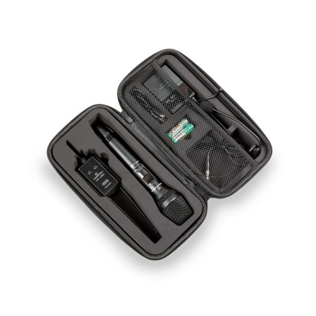 2x16-Channel Dual UHF Compact Wireless System, 1x Handmic & 1x Badypack - 521.4-549.6MHz