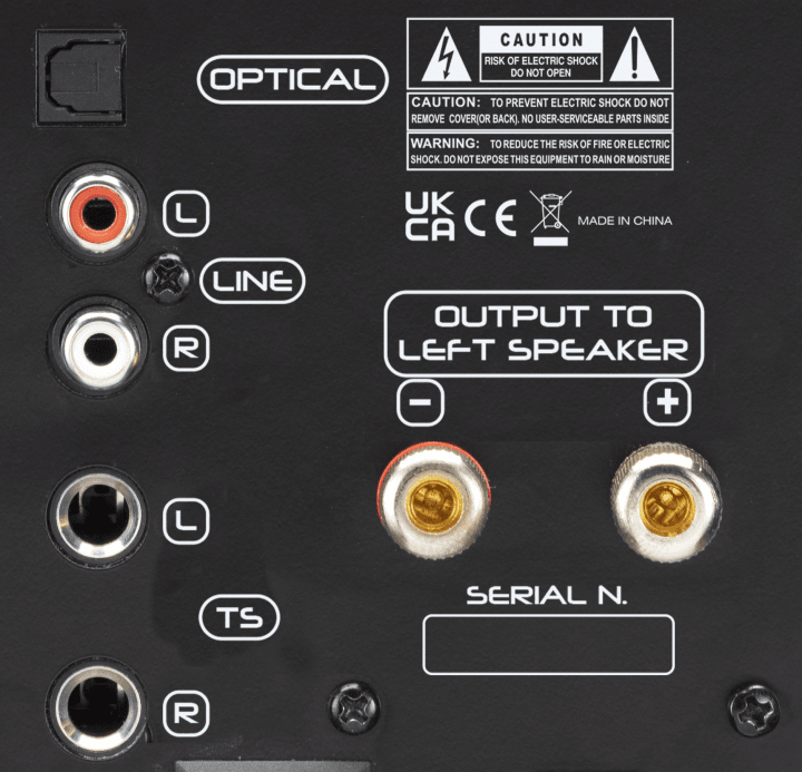 Soundsation Clarity A4BT - connections
