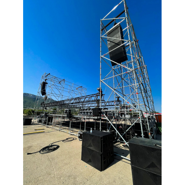 2 Meters Square Truss Section for Heavy Loads black (EC52C2B)