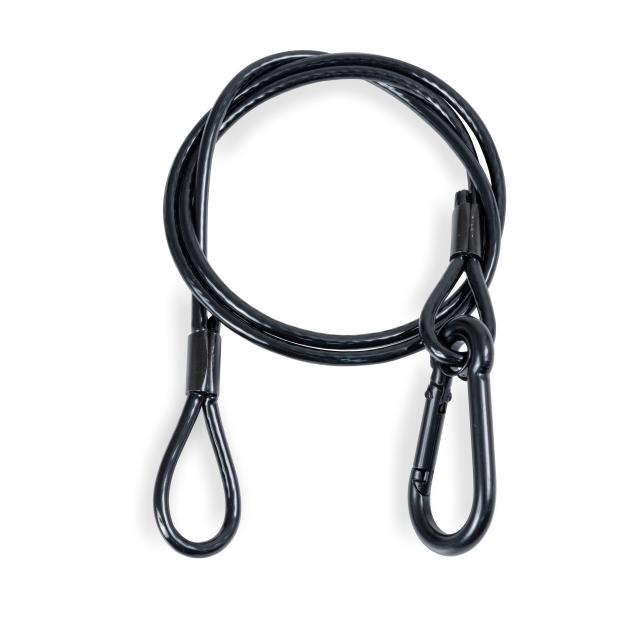 BLACK ALUMINIUM SAFETY CABLE 4 X 85 CM