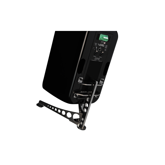 Subwoofer attivo reflex con doppio woofer da 8” e modulo amplificatore, 600 W, DSP a 24-bit, IP-rated (colore Nero)