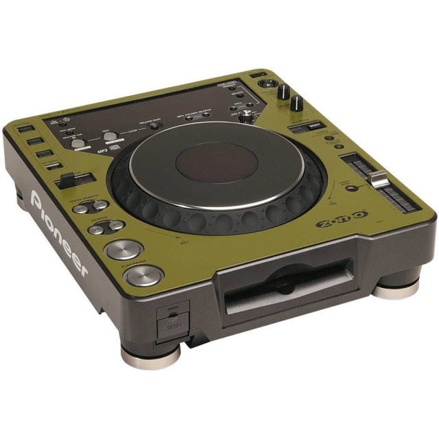 Faceplate Pioneer CDJ-1000 - verde oliva