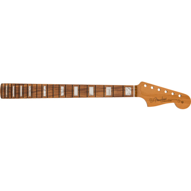 Manico Fender  Roasted Jazzmaster Neck, Block Inlays, 22 Medium Jumbo Frets, 9.5" Radius, Pau Ferro Modern C Shape
