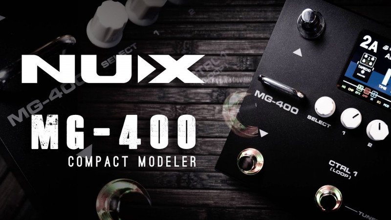 NUX MG-400 Compact Modeler - Music & Demo by A. Barrero