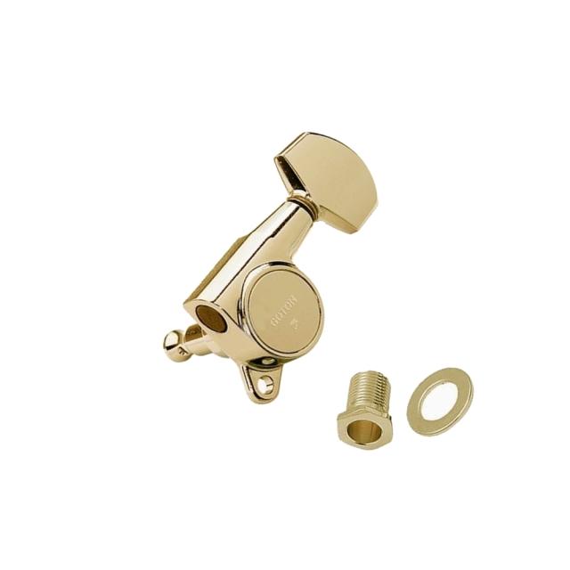 Electric and Acoustic Guitar Machine Heads, L6, Gold