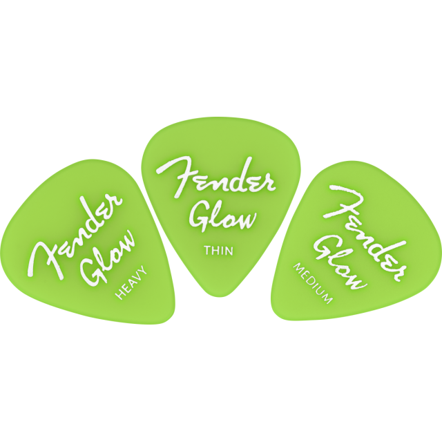 Pick Fender Glow in The Dark 351, 12 Pack