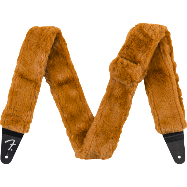 Poodle Plush Strap, Rust