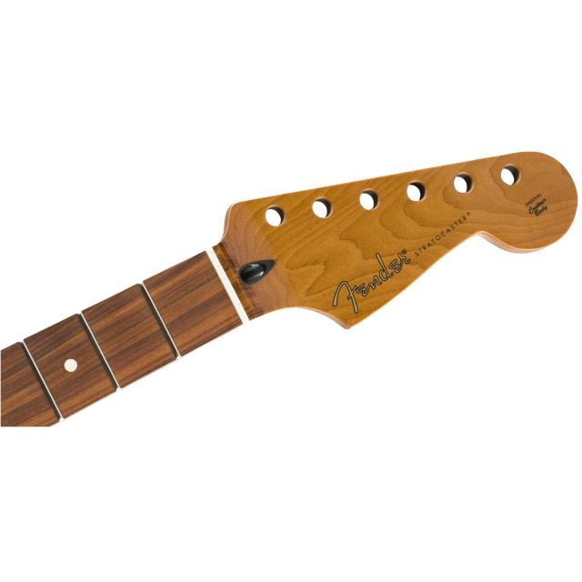 Roasted Maple Stratocaster® Neck, 22 Jumbo Frets, 12", Pau Ferro, Flat Oval Shape