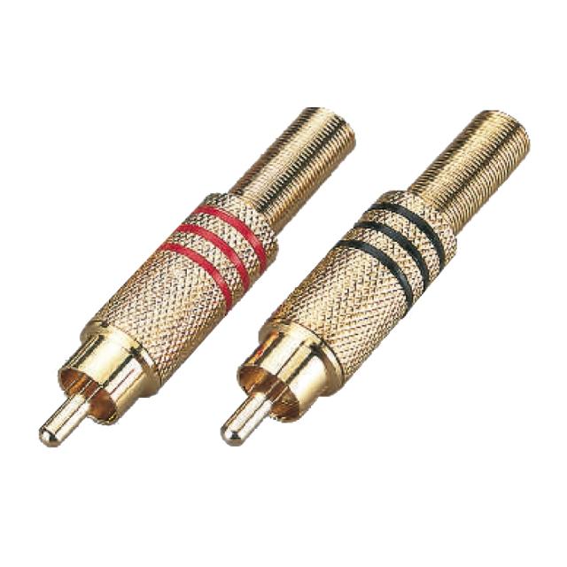 Metal connector RCA male (26 pcs box)