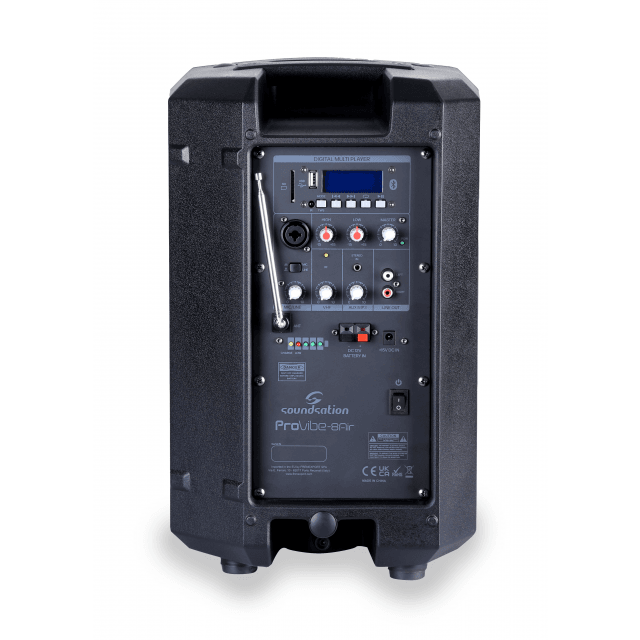 8” 2-Way Portable PA System with Battery and Mobile App