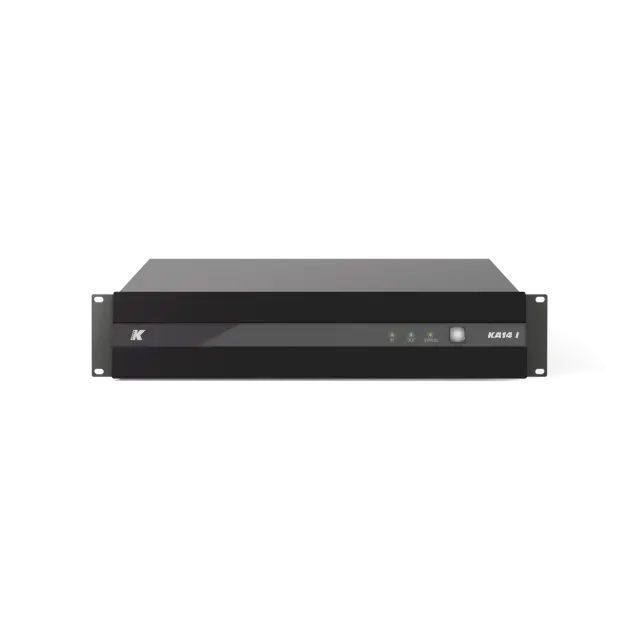 Amplificatore Classe D, 4x600W @ 2 Ohm, DSP Integrato, 2x2 Canali Dante Abilitati