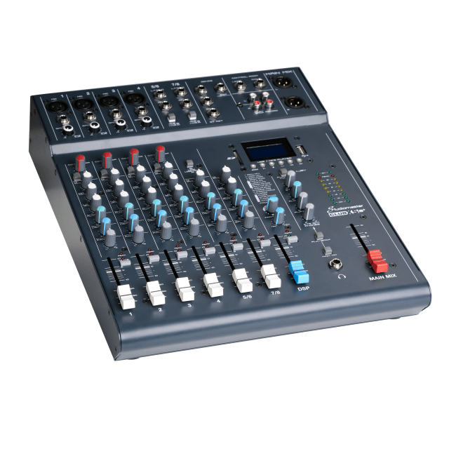 8-Channel Professional Mixer with Effect and Player