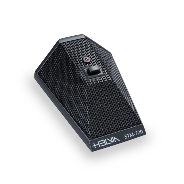 Boundary condenser microphone black