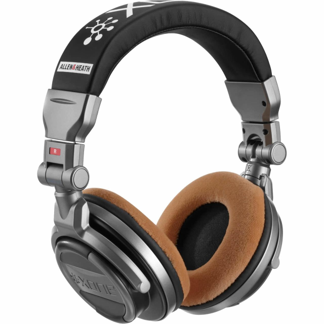Earpad Set Velour for Allen & Heath Xone XD-53 - wood
