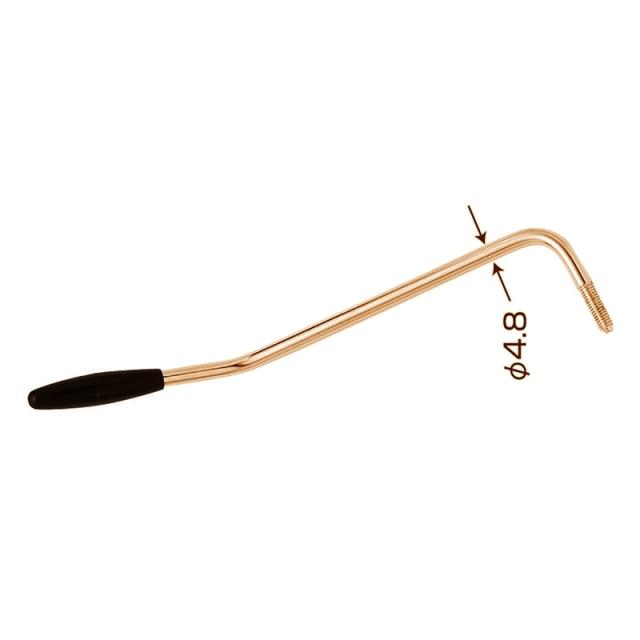 4,8 mm Tremolo Lever for Electric Guitar (Gold)