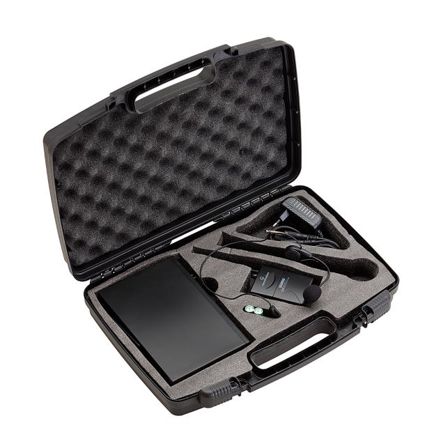 Radiomicrofono UHF Plug&Play con Trasmettitore Tascabile e Archetto (Freq. 864.15 MHz)