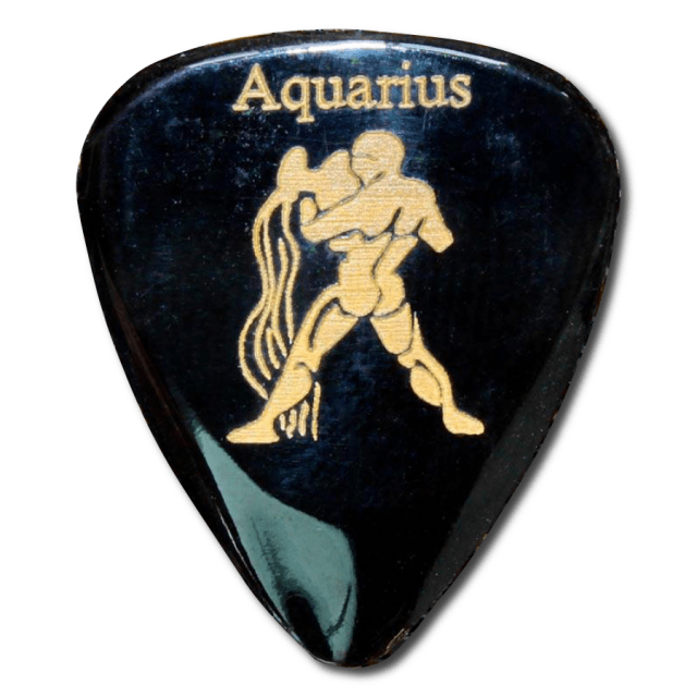 Zodiac Tones "Aquarius" 1 Guitar Pick