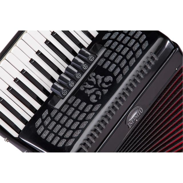 72 bass accordion in black
