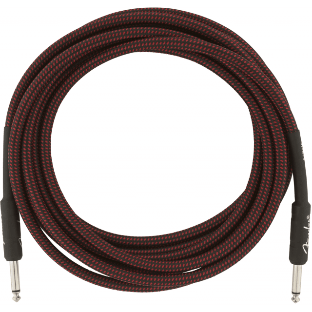 Professional Series Instrument Cable 15' Red Tweed