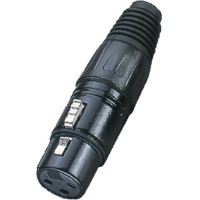 Connettore XLR 3P femmina in metallo (box 25 pezzi)
