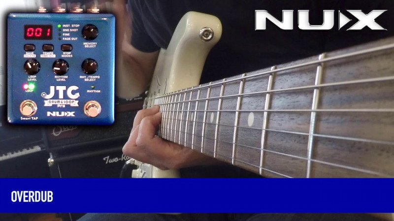 NUX JTC Drum & Loop PRO Dual Switch Looper Pedal