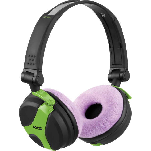 Earpad Set TEDDYfor AKG K518 DJ & K518 LE - purple