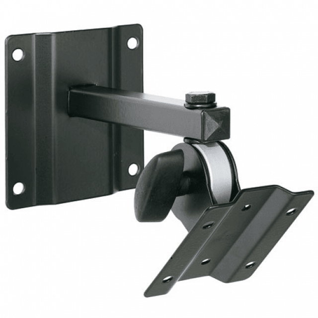 Wall speaker stand black color
